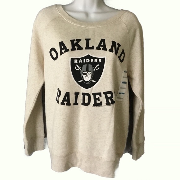 raiders women's sweatshirt